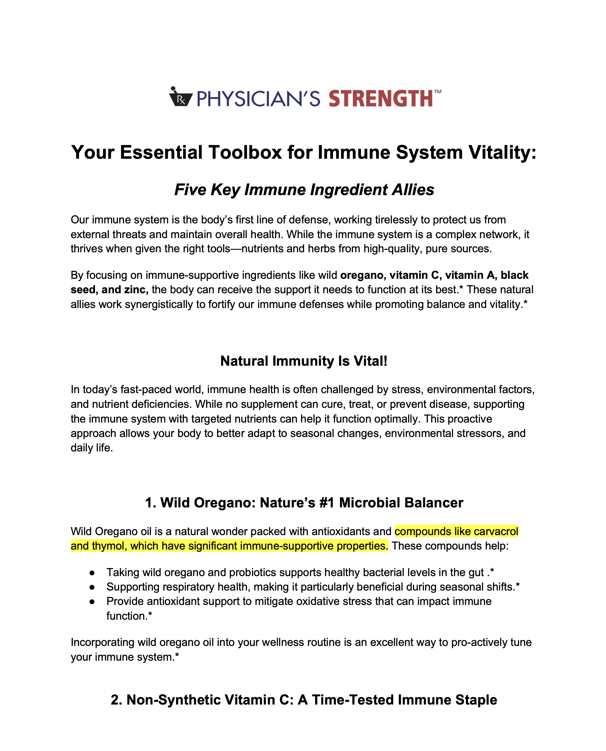 Featured image for “Your Essential Toolbox for Immune System Vitality: Six Key Immune Ingredient Allies”